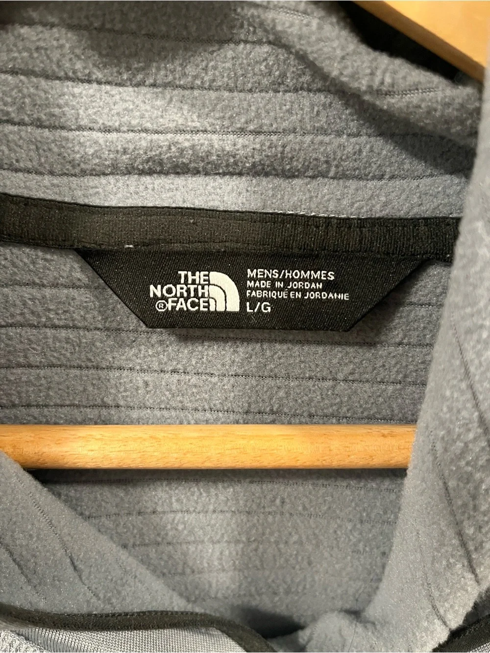 The North Face Light Gray Pullover Hoodie